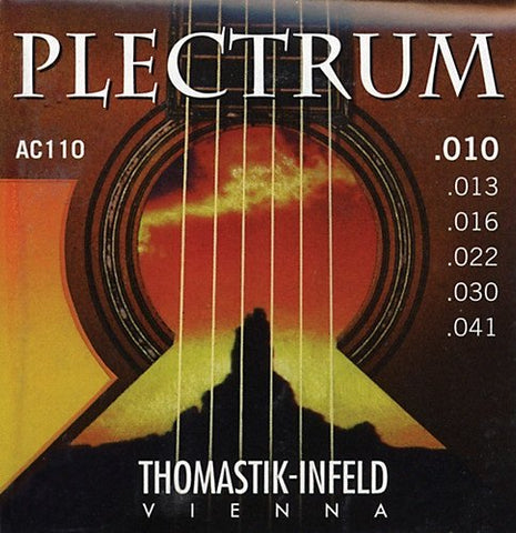 Thomastik Infeld AC110 Plectrum Series Extra Light 6-String Acoustic Guitar Set