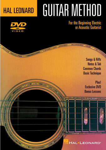 DVD - Hal Leonard Guitar Method DVD-For the Beginning Electric or Acoustic Guitarist