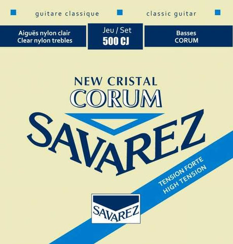 Savarez 500CJ Corum Cristal Classical Guitar Strings, High Tension