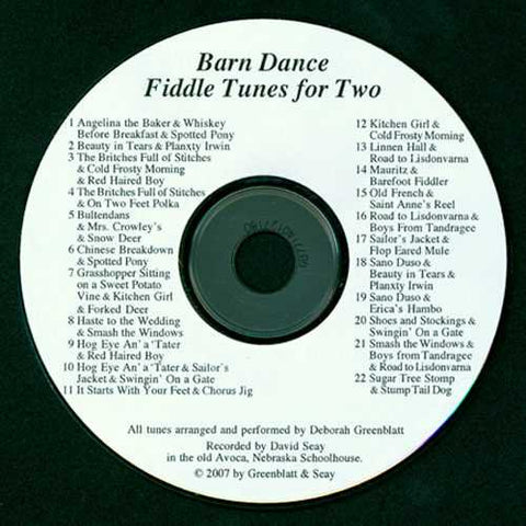 <CD> Barn Dance Fiddle Tunes for Two