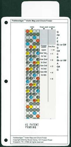 Fiddlewidget - Violin Map & Chord Finder