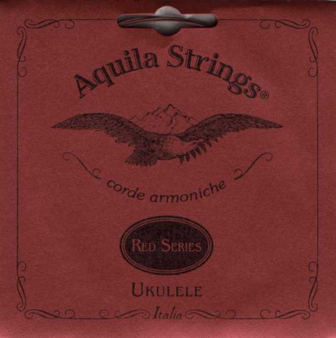 Aquila 86U Concert Ukulele String Set, Red Series (Red Wound Low G)