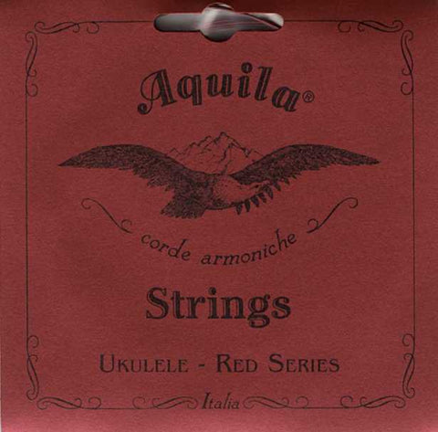 Aquila 88U Tenor Ukulele String Set, Red Series (Low G)