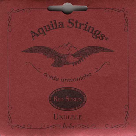 Aquila 89U Baritone Ukulele String Set, Red Series, Two Wound