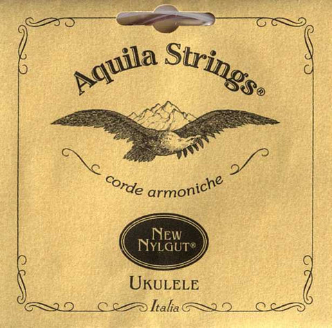 Aquila 24U 6-String Baritone Ukulele String Set, Mix of New Nylgut & Red Strings, Regular Tuning