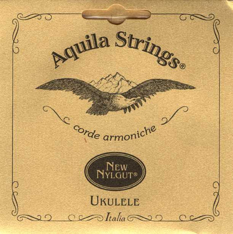 Aquila 5U Soprano Ukulele String Set, New Nylgut, Low G