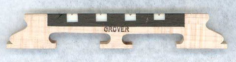 Grover Acousticraft 4-String Banjo Bridge , 1/2" Maple