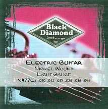 Black Diamond N477L Nickelwound 6-String Light Electric Guitar Set