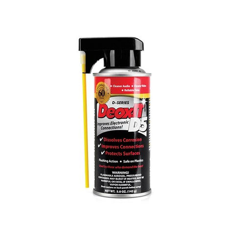 Caig Deoxit Contact Cleaner D5 Spray, 5 Oz. Can