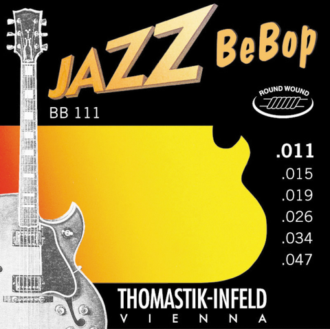 Thomastik Infeld BB111 Nickel Roundwound Jazz Bebop Series Light 6-String Electric Guitar Set